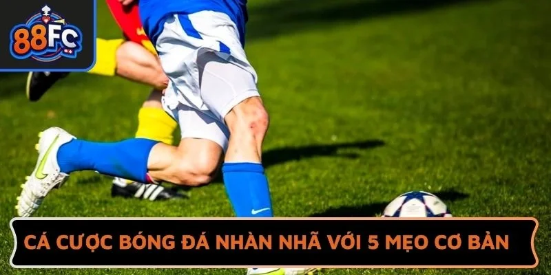 Cá cược bóng đá nhàn nhã với 5 mẹo cơ bản 