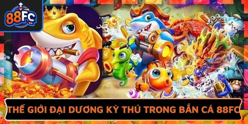 Thế giới đại dương kỳ thú trong Bắn cá 88FC
